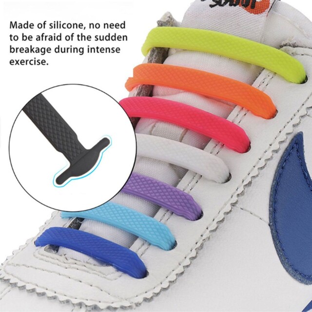 Elastick Silicone Shoelaces