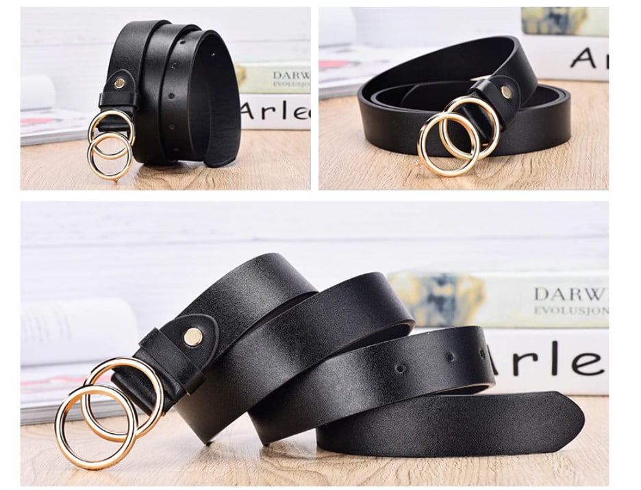 Women's Double Hoop Belt